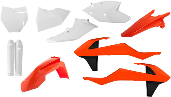 Acerbis - 2421065909 - Full Body Kit - '18 OEM Orange/White/Black - KTM - SX/XC '16-'18