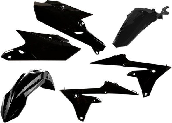 Acerbis - 2449630001 - Standard Body Kit - Black - WR 250/450 F '15-'19