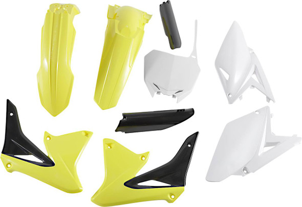 Acerbis - 2198035909 - Full Body Kit - '18 OEM Yellow/White/Black - Suzuki - RMZ '10-'18