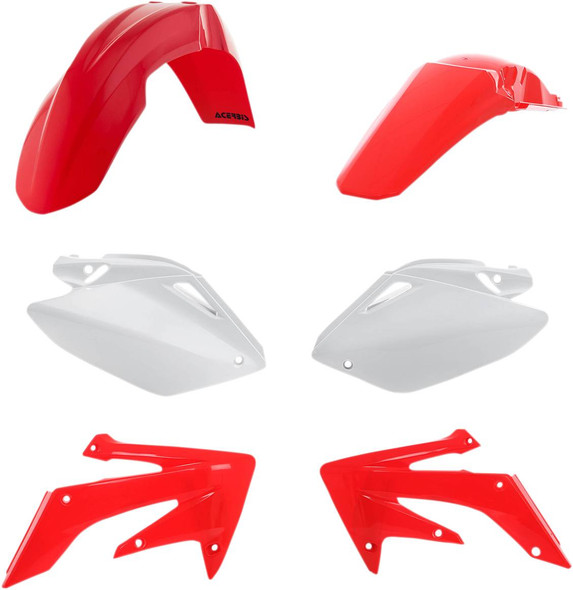Acerbis - 2040960206 - Standard Body Kit - '05 OEM Red/White - Honda - CRF '04-'05