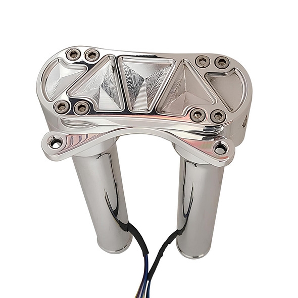 Accutronix - 10" Bandit Riser W/O Gauge Mount Adapter (1-1/8" Clamping Area)