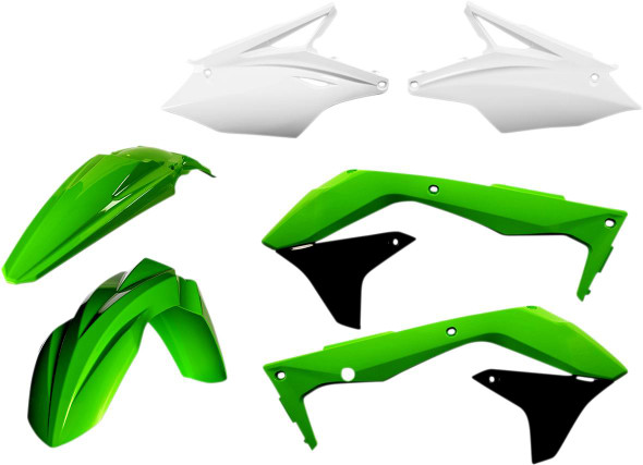 Acerbis - 2449615135 - Standard Body Kit - '16 OEM Green/Black/White - KX 450 F