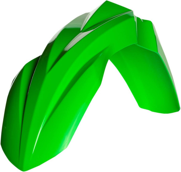 Acerbis - 2449500235 - Front Fender - '16 OEM Fluorescent Green - KX 250/450 F '16-'17