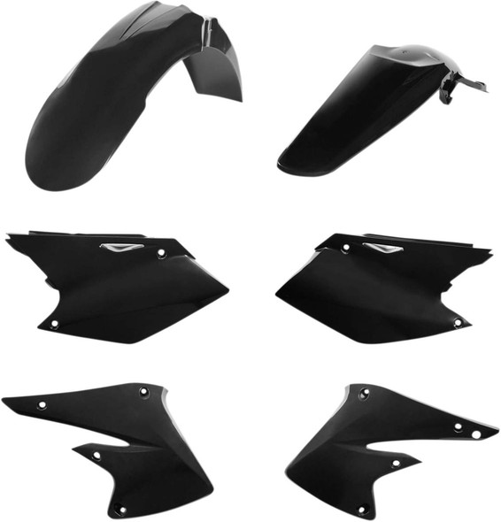 Acerbis - 2041110001 - Standard Body Kit - Black - KX 250 F '04-'05