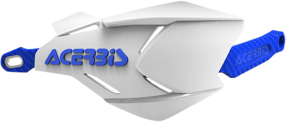 Acerbis - 2634661029 - X-Factory Handguards - White/Blue