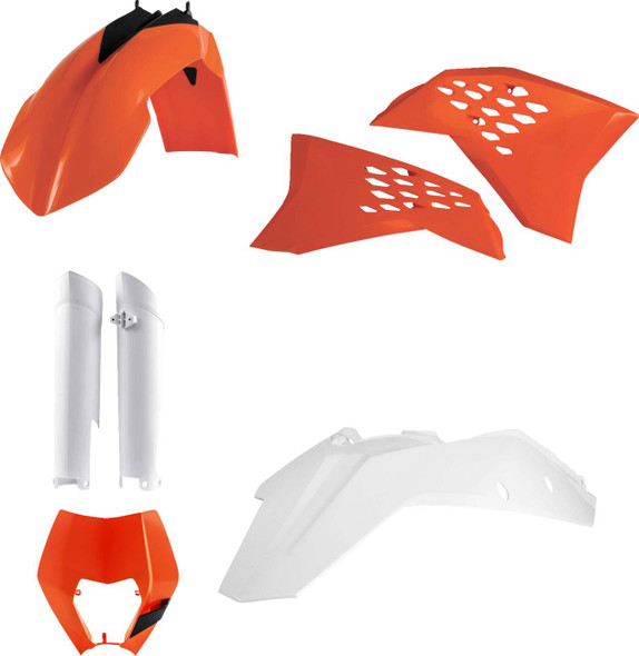 Acerbis - 2205290145 - Full Body Kit - OEM Orange/White/Black - KTM - EX/XC '08-'11