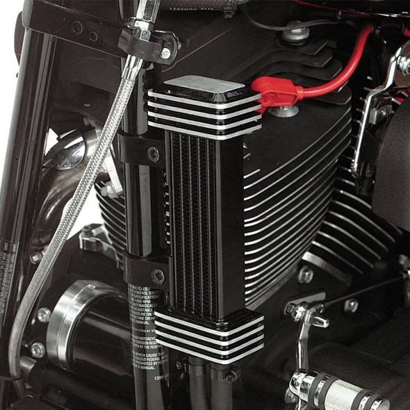 Jagg - Vertical Frame Mount 6-Row Oil Cooler System