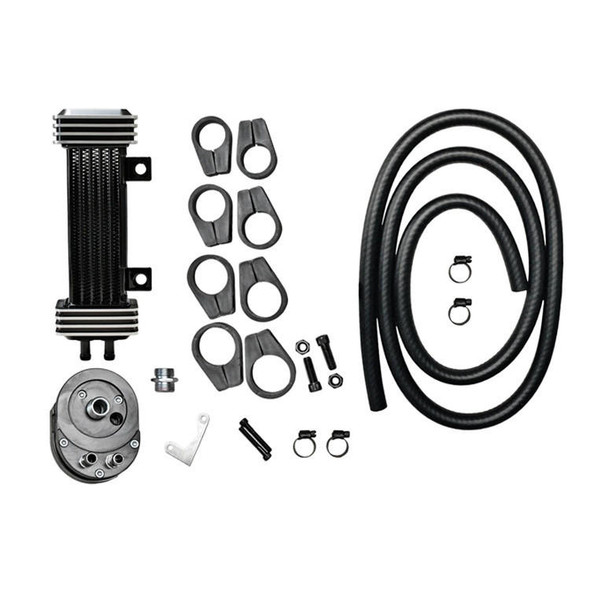 Jagg - Vertical Frame Mount 6-Row Oil Cooler System