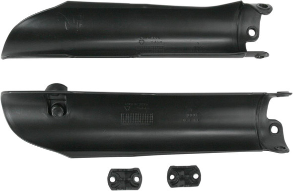 Acerbis - 2113740001 - Lower Fork Covers for Inverted Forks - Black