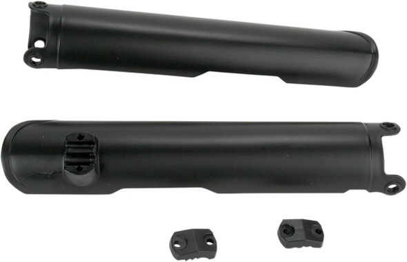 Acerbis - 2113740001 - Lower Fork Covers for Inverted Forks - Black