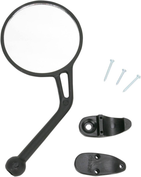 Acerbis - 2043570001 - Mirror - Rear View - Round - Black - Left - Each