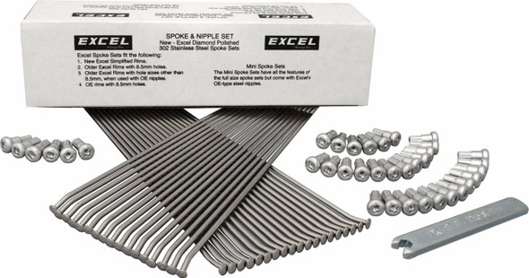Excel - XS9-52217 - Spoke Set - Front - 21x1.60 - #9 (3.5 mm)