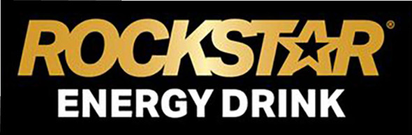 Factory Effex - 28-90002 - Logo Decals - ROCKSTAR - 5 pack