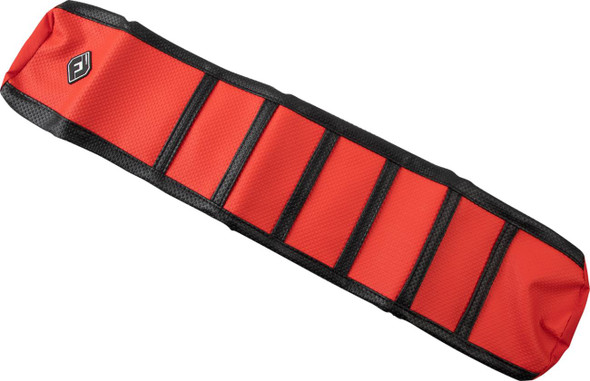 Flu Designs Inc. - 15507 - Pro Rib Seat Cover - Black/Red/Black - CRF '21-'23