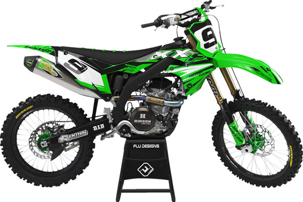 Flu Designs Inc. - 21133 - PTS 6 Graphic Kit - KX 250F