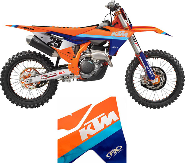 Factory Effex - 27-51506 - Candy Chrome Series Trim Graphics Kit - KTM