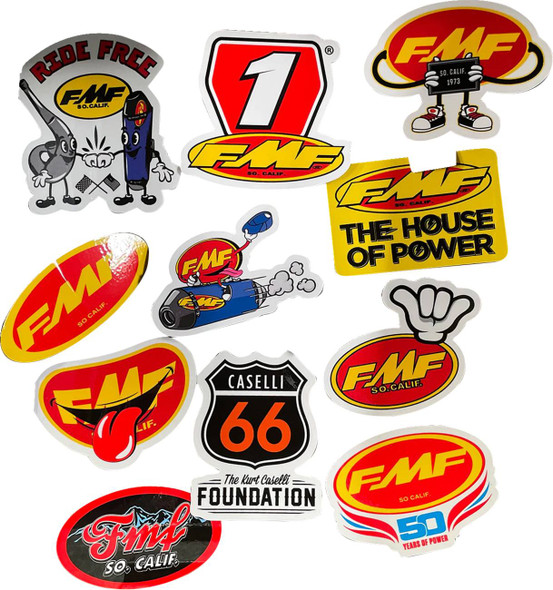 Fmf - 012518 - Decal Sticker Pack - Go Fast Have Fun
