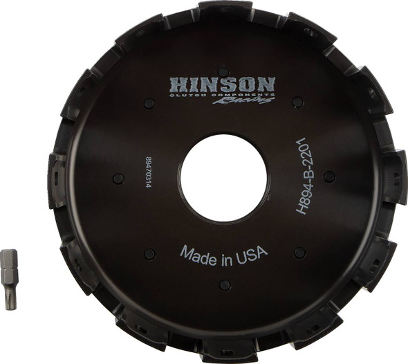 Hinson Racing - H894-B-2201 - Billetproof Clutch Basket - With Cushions - CRF250R/RX