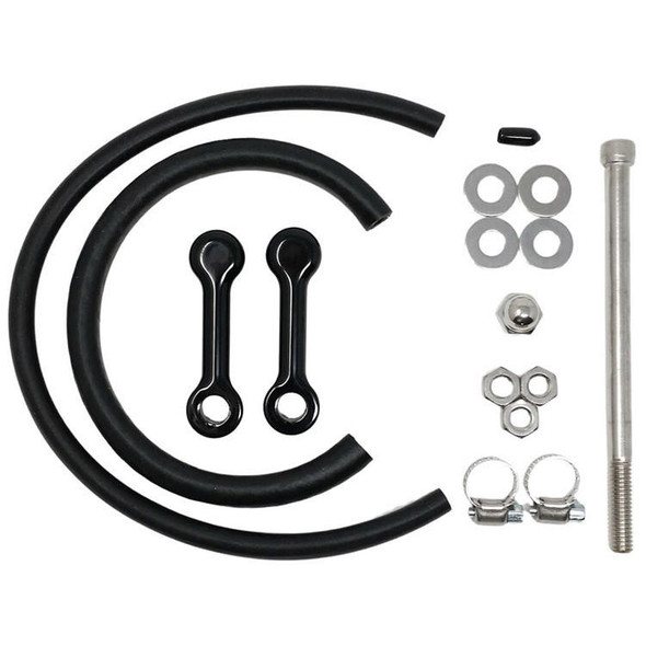 DK Custom Products - 3" Billet Tank Lift Kit W/ Powder Coat Finish fits '10-'17 Dyna Models