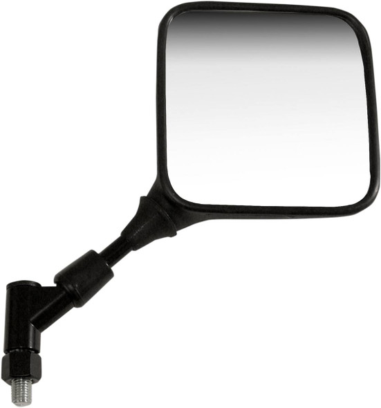 Emgo - 20-78201 - Mirror - Suzuki - Side View - Square - Black - Right