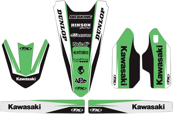 Factory Effex - 19-50122 - Trim Kit Graphic - Kawasaki