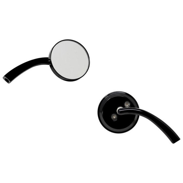 Nomadic - Round Billet Mirrors (Sold Each)
