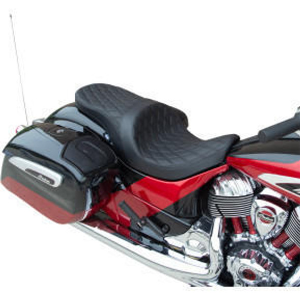 Drag Specialties - Low-Profile Touring Seats W/ Forward Positioning - fits Indian