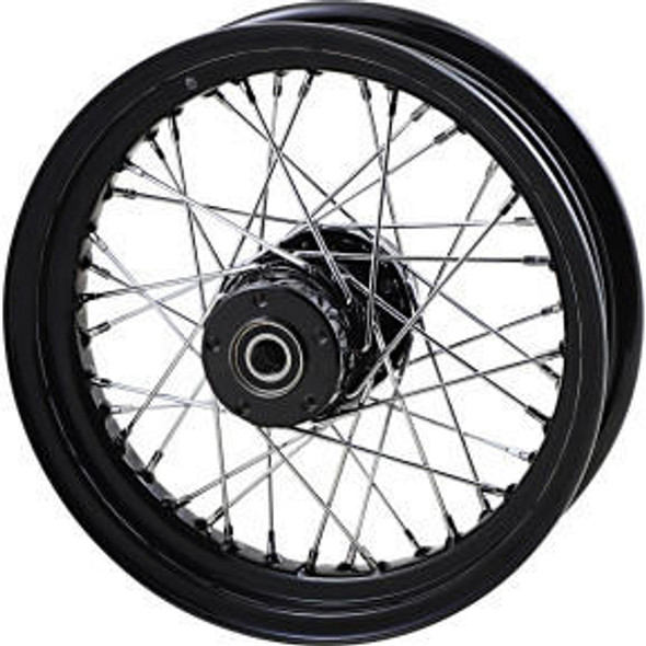  Drag Specialties - Gloss Black Laced Rear Wheel fits '02-'07 Touring Models Repl. OEM #41052-02 - 16" x 3" 