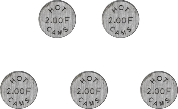 Hot Cams - 5PK1000200 - Valve Shim - 10.00 x 2.00 - 5 pack