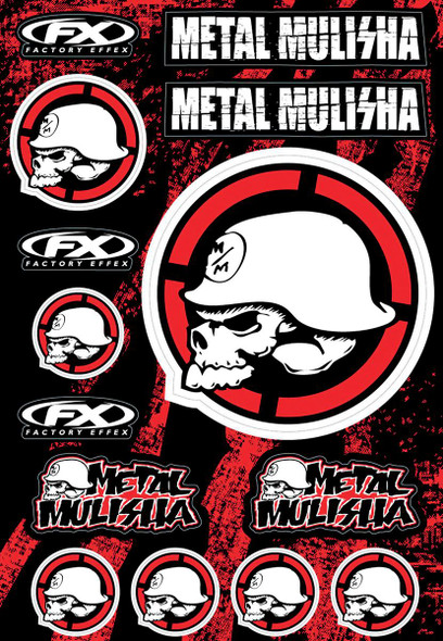 Factory Effex - 16-68052 - Decal Sheet - Metal Mulisha