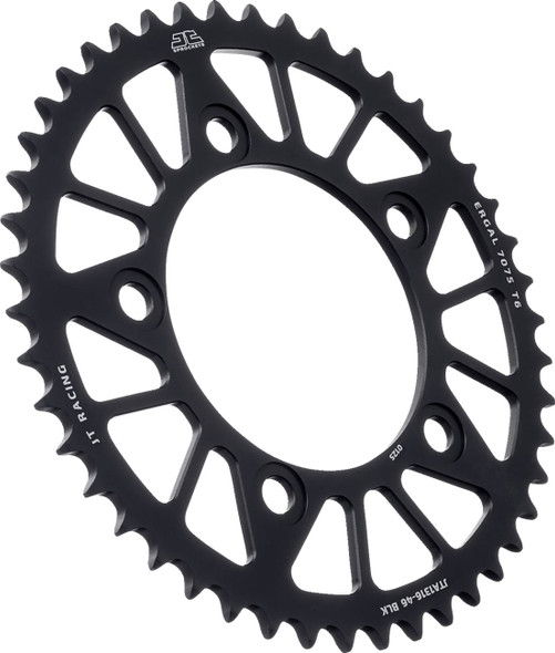 Jt Sprockets - JTA1316.46BLK - Rear Sprocket - Aluminum - 46 Tooth - Black - Honda
