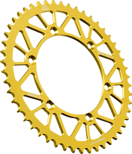 Jt Sprockets - JTA460.50GLD - Rear Sprocket - Aluminum - 50 Tooth - Gold - Kawasaki