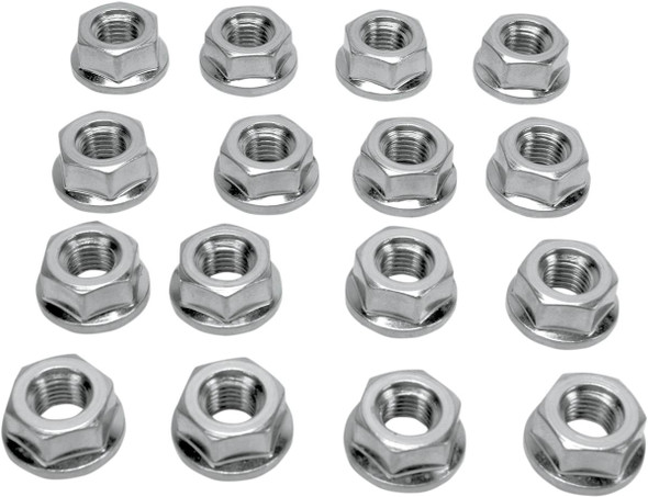 Itp - BLUG10BX - Lug Nuts - Flat - Chrome - 10 mm - 16 Pack