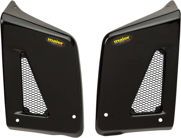 Maier - 578100 - Radiator Scoops - KLR - Black