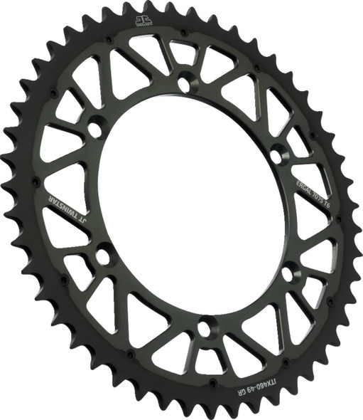 Jt Sprockets - JTX897.48GR - Steel Rear Sprocket - Graphite - 48 Tooth
