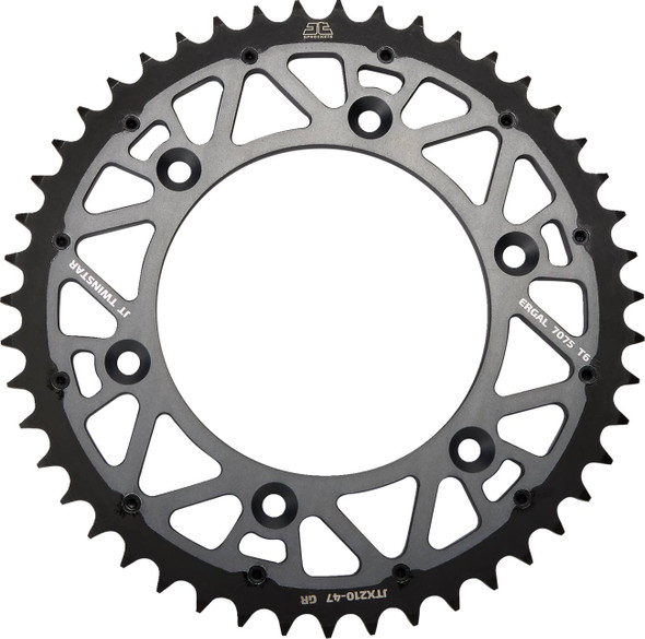 Jt Sprockets - JTX210.47GR - Steel Rear Sprocket - Graphite - 47 Tooth