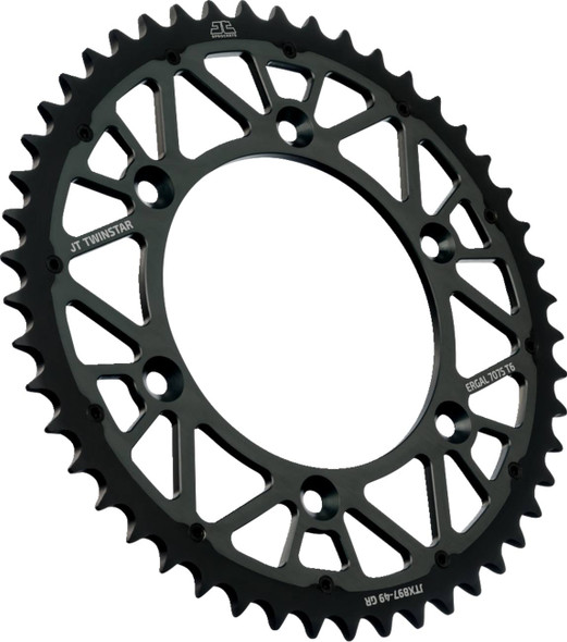 Jt Sprockets - JTX897.49GR - Steel Rear Sprocket - Graphite - 49 Tooth