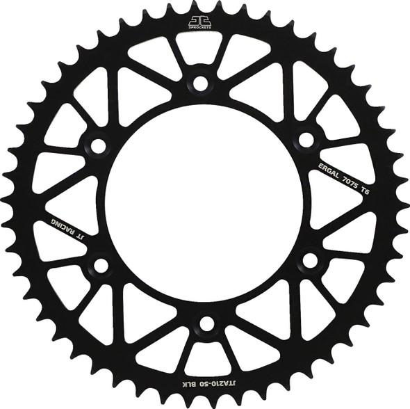 Jt Sprockets - JTA210.50BLK - Rear Sprocket - Honda - Black - 50 Tooth