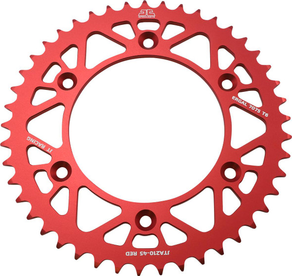 Jt Sprockets - JTA210.45RED - Rear Sprocket - Honda - Red - 45 Tooth