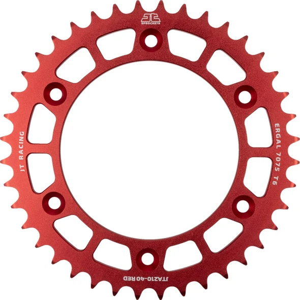 Jt Sprockets - JTA210.40RED - Rear Sprocket - Red - 40 Tooth - Honda