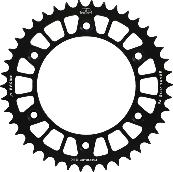 Jt Sprockets - JTA210.42BLK - Rear Sprocket - Honda - Black - 42 Tooth