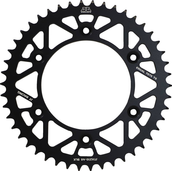 Jt Sprockets - JTA210.46BLK - Rear Sprocket - Black - 46 Tooth
