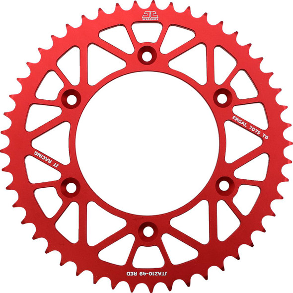 Jt Sprockets - JTA210.49RED - Rear Sprocket - Beta/Honda - Red - 49 Tooth