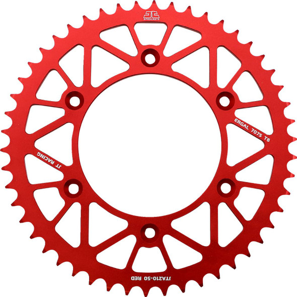 Jt Sprockets - JTA210.50RED - Rear Sprocket - Beta/Honda - Red - 50 Tooth