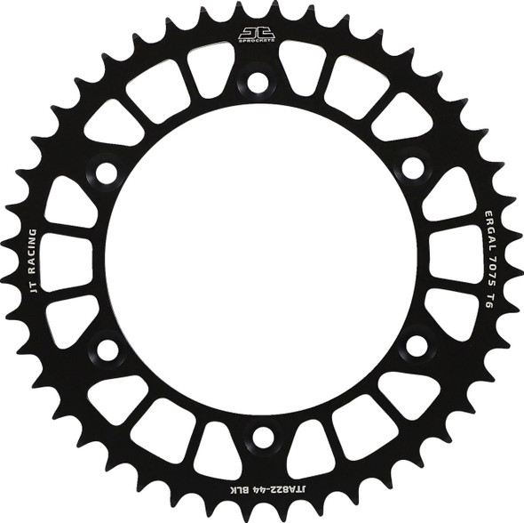 Jt Sprockets - JTA822.44BLK - Rear Sprocket - 520 - Black - 44 Tooth