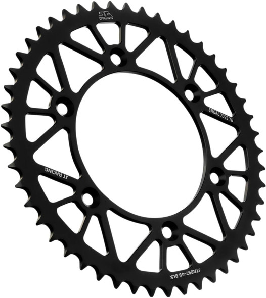 Jt Sprockets - JTA897.49BLK - Rear Sprocket - Black - 49-Tooth