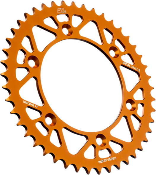Jt Sprockets - JTA897.45ORG - Rear Sprocket - Orange - 45-Tooth