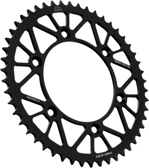 Jt Sprockets - JTA897.50BLK - Rear Sprocket - Black - 50-Tooth