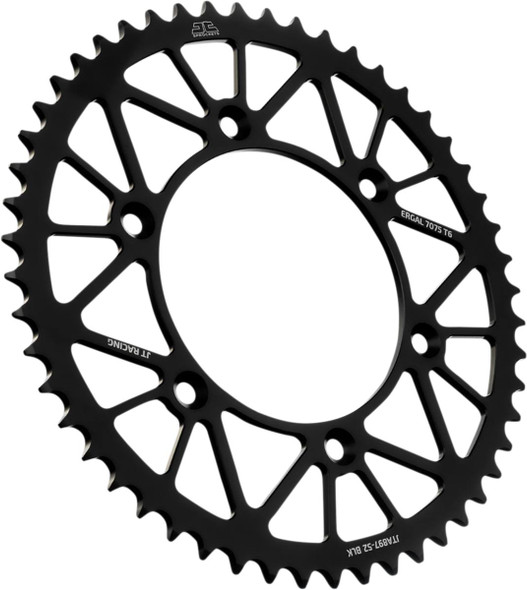 Jt Sprockets - JTA897.52BLK - Rear Sprocket - Black - 52-Tooth