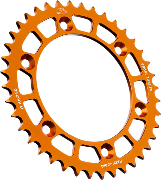 Jt Sprockets - JTA897.40ORG - Rear Sprocket - Orange - 40-Tooth